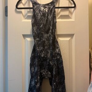 TYR Black and Gray Swimsuit